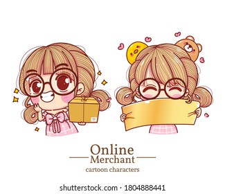 Merchant Cartoon Images Stock Photos Vectors Shutterstock Download 510+ royalty free cartoon merchant vector images. https www shutterstock com image vector character cute girl online merchant carrying 1804888441
