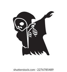 Charaktere Tod Horror Zombie Monster Halloween Symbol
