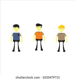 character design 3 people