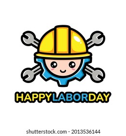 character design celebrating labor day