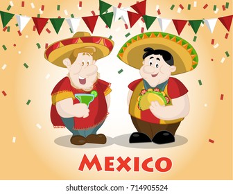 character design celebrating the traditional Mexican holidays