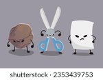 Character design from the game Rock Paper Scissors