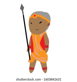 character design hilmi old tribe