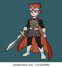 Character design King of fighters king arthur