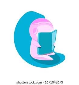 Character design with a little astronaut theme is perfect for children's books, posters, t-shirt.