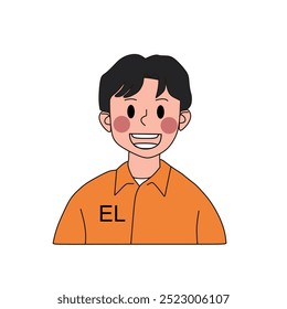 character design of a man used for background