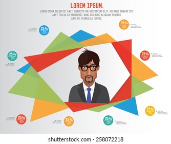 Character design on clean background,clean vector
