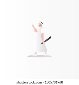 Character design of people with various activities