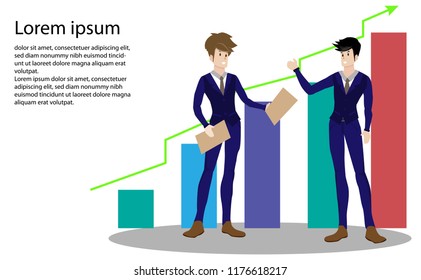 Character design set.Business man Thumbs up .to join in a merger make a deal or collaborate.life style people Health men.cartoon Style design.Vector illustration.

