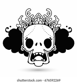 Character Design, Skull Queen, Halloween