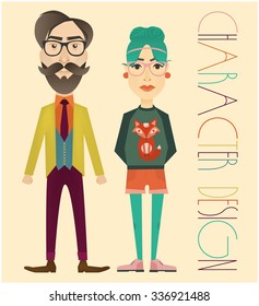 Character design. Vector illustration. Isolated.