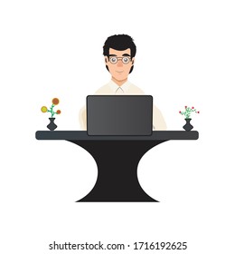 Diseño de caracteres vectorial, imágenes de material.