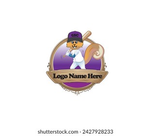 Character design vintage logo vector