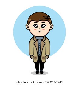 character designs use special clothes to welcome winter
