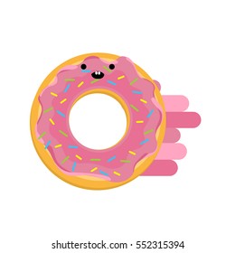 character donut illustration