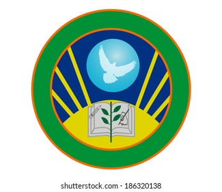 character education training on white background