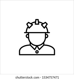 Character Engineer And Builder Wear Helmet
