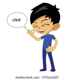 Character expression of etu - oke