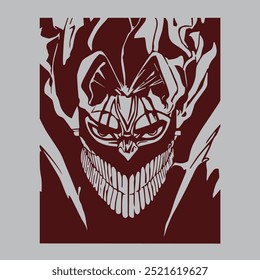 a character with eyes and mask