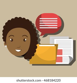 character file sheet message vector illustration graphic