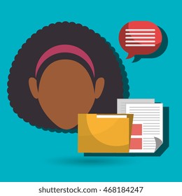 character file sheet message vector illustration graphic