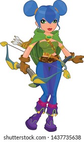 character for games archer girl