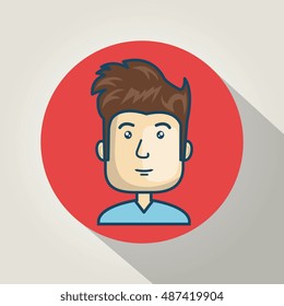 character guy avatar internet graphic