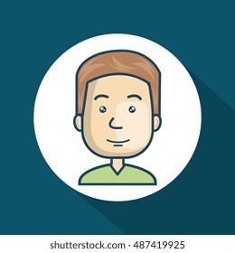 character guy avatar internet graphic