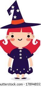 character halloween kids art cartoon vecotr cute 