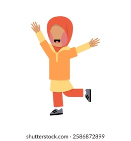 Character Of Happy Hijab Girl