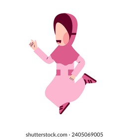 Personaje De Feliz Hijab