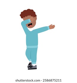 Character Of Happy Little Boy

