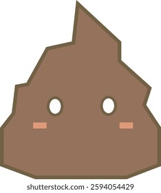 Character of hard poop lacking moisture