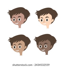 character head for 2d animation 