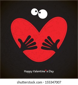 A Character hold a heart in hands