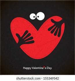 A Character hold a heart in hands