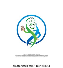 character/ icon DNA, Design Concept, Creative icon