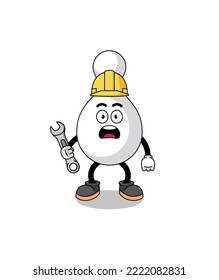 Character Illustration of bowling pin with 404 error , character design