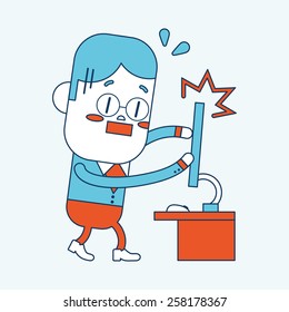 Character illustration design. cartoon,eps