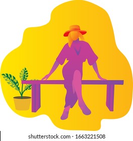 character illustration design outdor cartoon vector