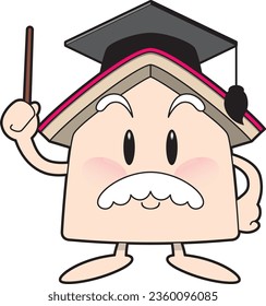 Character illustration of a house doctor