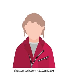 Character illustration from the money heist tv show