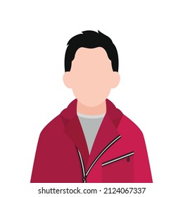 Character illustration from the money heist tv show