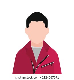 Character illustration from the money heist tv show
