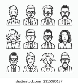 Character Illustration Related Projects to Stretch Your Creativity. Business People Character Illustration