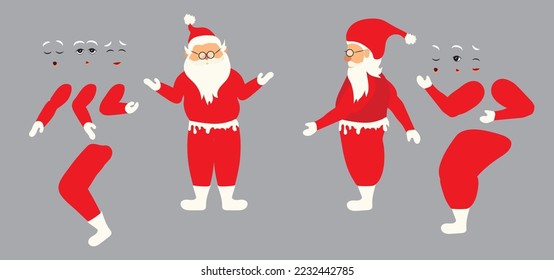 character illustration of santa clause