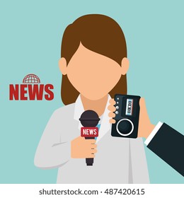 character interview news graphic