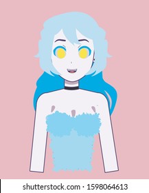 character with layers to make animation special for character animator