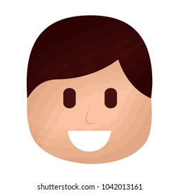 character man face laughing expression