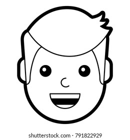 character man face laughing happy image